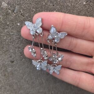 Butterfly Dangle Earrings NWOT
